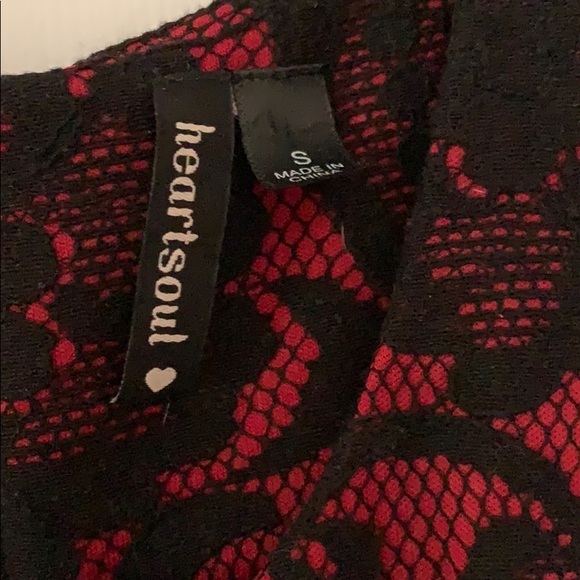 Red and black dress - Picture 3 of 3